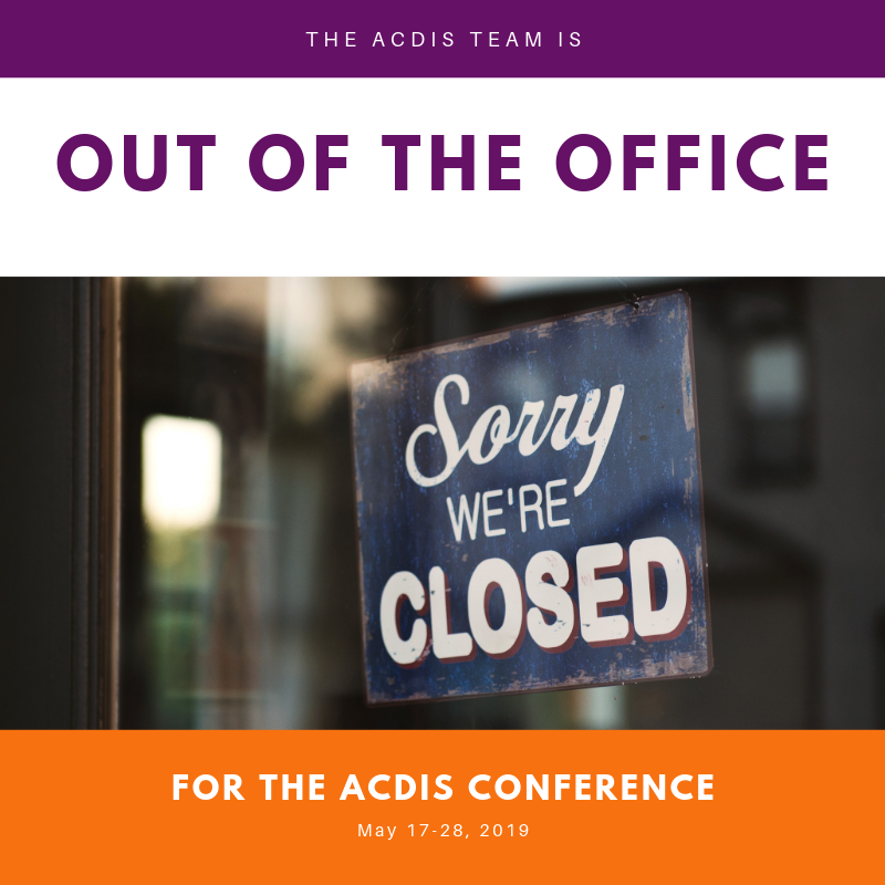 conference-corner-acdis-offices-closed-for-conference-acdis